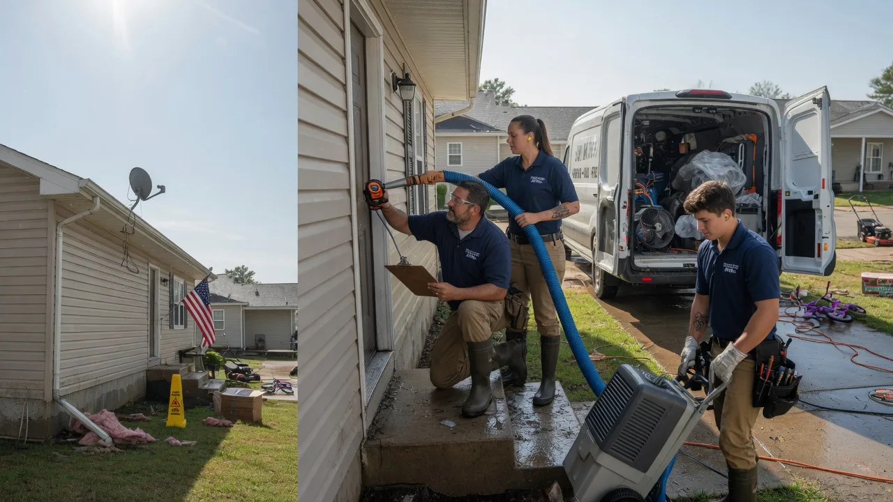 Ceiling Water Damage Restoration in Collinsville, IL near me